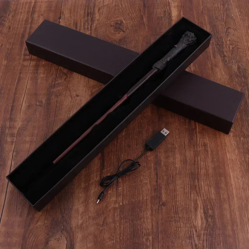 Cosplay Electronic Fire Flasher Magic Wands Magic Trick Professional Flame Lighter Device Props Magicians Accessories Magia Game